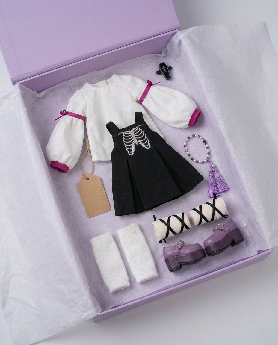Emberfox outfit in gift box